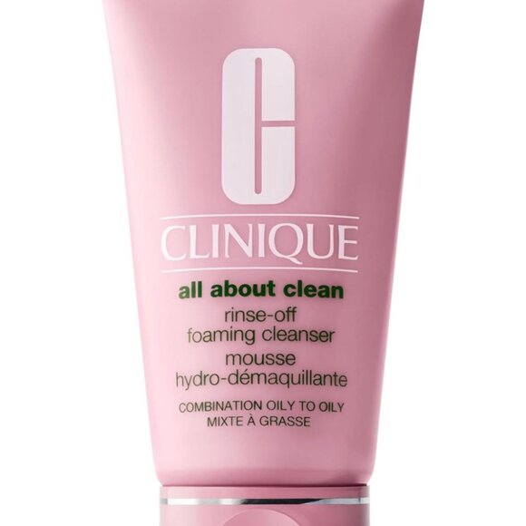 Clinique All About Clean Rinse-Off Foaming Cleanser 150 ml / 5 oz -Full Size-New - Picture 2 of 3